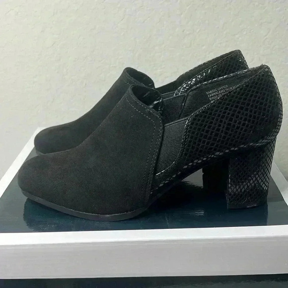 Karen Scott Womens Tillen Stretch Dressy Loafer Heels Shoes 8 M - Picture 3 of 14